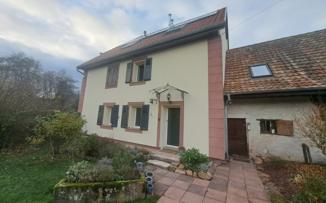Maison Soltner, Anjoutey (90), Construction du XVIIIè siècle